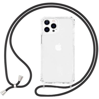 Coque iPhone 13 Pro Max avec cordon transparent