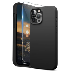 Coque iPhone 13 Pro max silicone noir