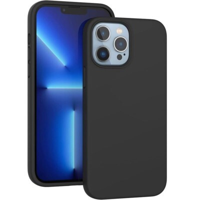 Coque iPhone 13 Pro noir souple
