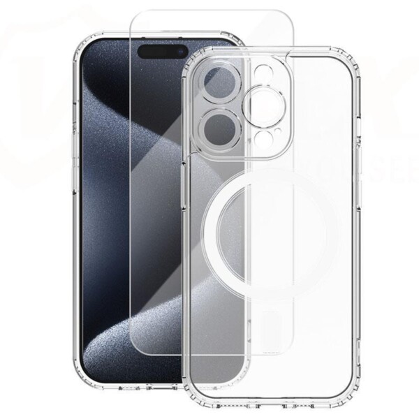 Coque iPhone 13 Pro pour Mag safe avec verre trempé