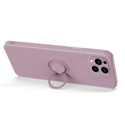 Coque iPhone 13 Pro rose anneau