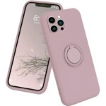 Coque iPhone 13 Pro rose anneau