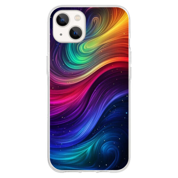 Coque iPhone 13 arc en ciel cosmo