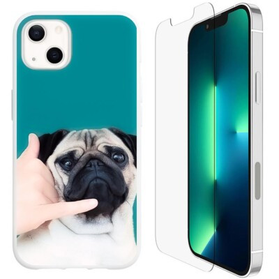 Coque-iPhone-13-bouledogue-avec-verre-trempe-1 Coque iPhone 13 bouledogue avec verre trempé