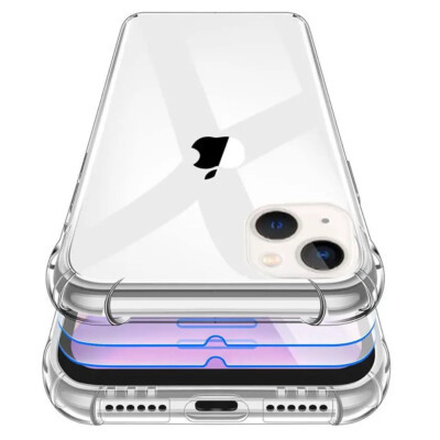 Coque iPhone 13 mini antichoc avec verre trempé