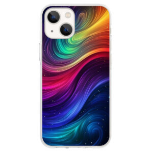 Coque iPhone 13 mini arc en ciel cosmo