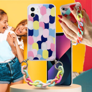 Coque iPhone 13 mini avec chaine