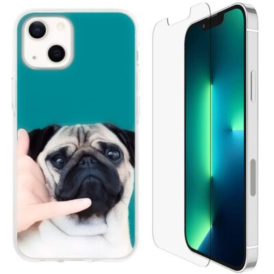 Coque-iPhone-13-mini-bouledogue-avec-verre-trempe-1 Coque iPhone 13 mini bouledogue avec verre trempé