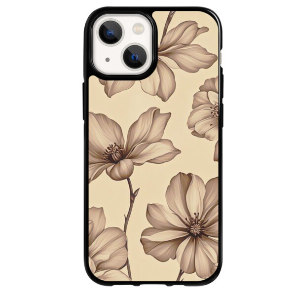 Coque iPhone 13 mini flower vintage