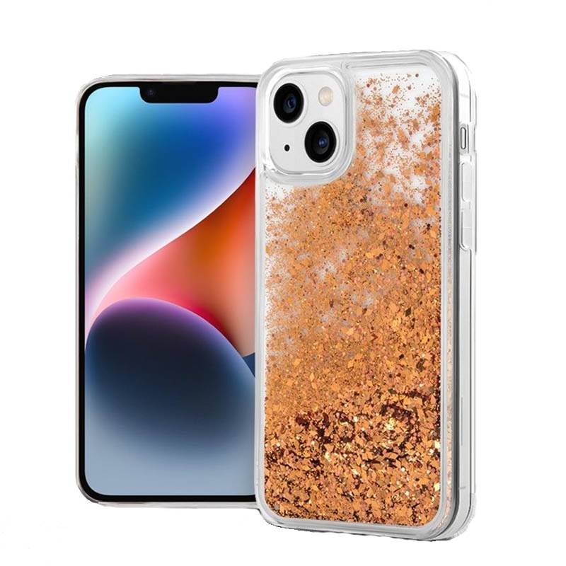 Coque iPhone 13 paillette liquide