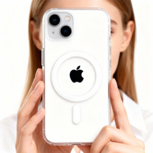 Coque iPhone 14 MagSafe transparente