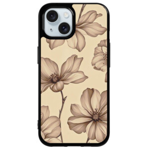 Coque iPhone 15 Plus flower vintage