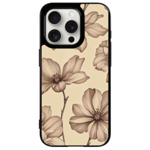 Coque iPhone 15 Pro flower vintage