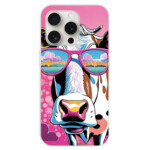 Coque iPhone 15 Pro vache