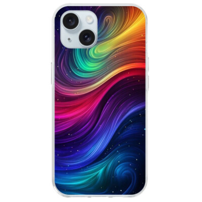 Coque iPhone 15 arc en ciel cosmo Coque iPhone 15 arc en ciel cosmo
