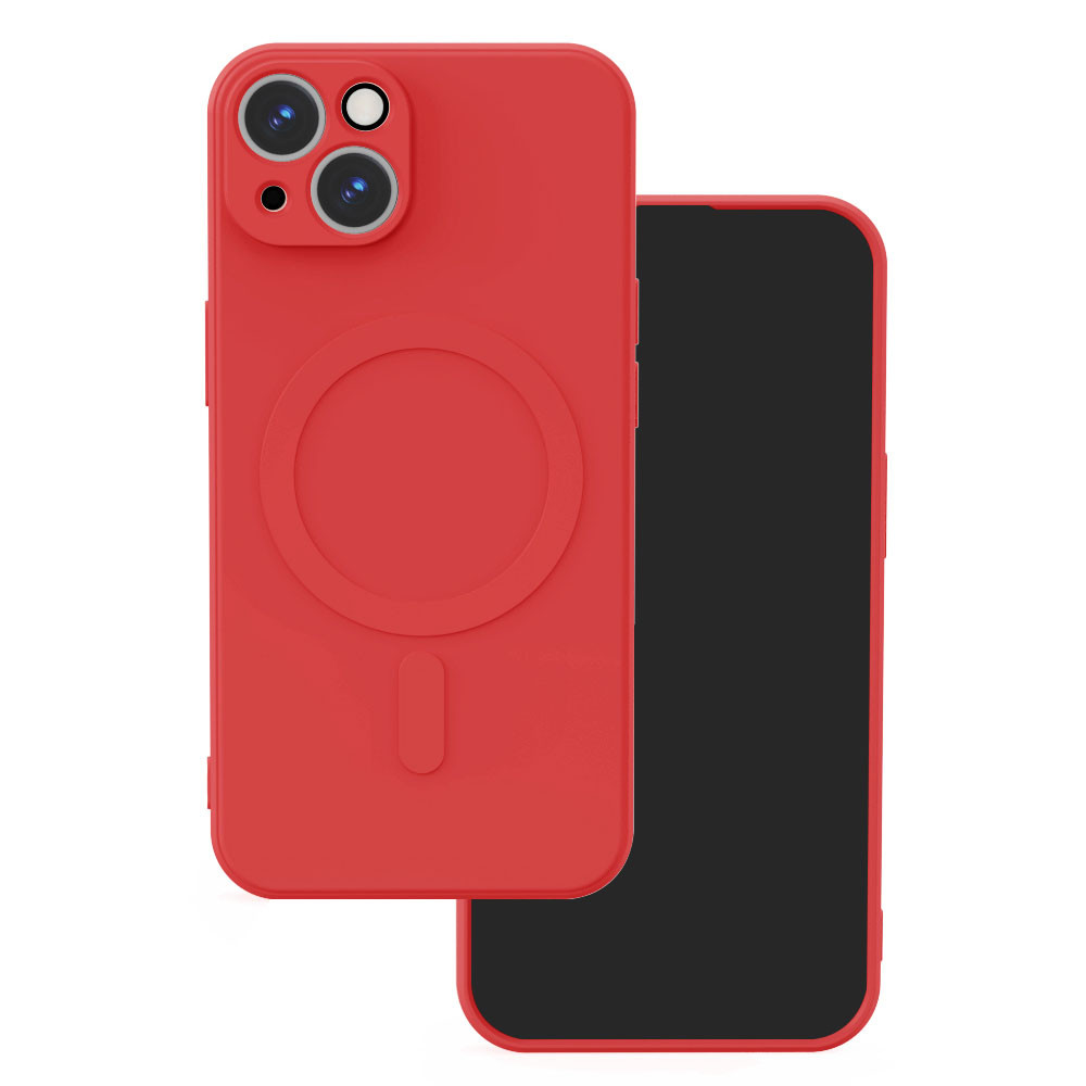 Coque iPhone 15 cercle Magsafe silicone