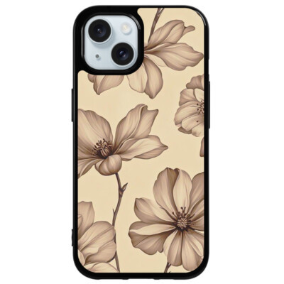 Coque iPhone 15 flower vintage Coque iPhone 15 flower vintage