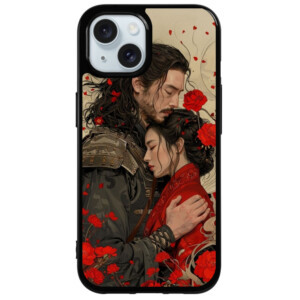 Coque iPhone 15 love samouraÏ