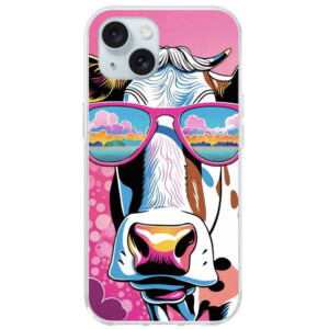 Coque iPhone 15 vache