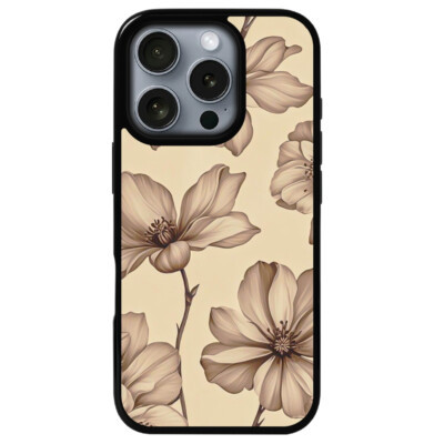 Coque iPhone 16 Pro Max flower vintage