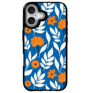 Coque iPhone 16 blue orange