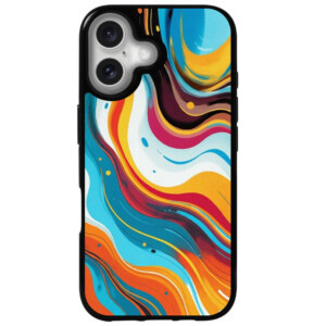 Coque iPhone 16 wave colors