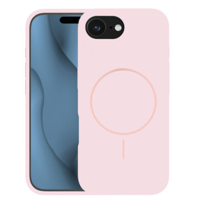 Coque iPhone 16e cercle magsafe rose Coque iPhone 16e cercle magsafe rose