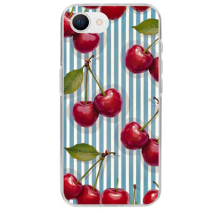 Coque iPhone 16e cerises