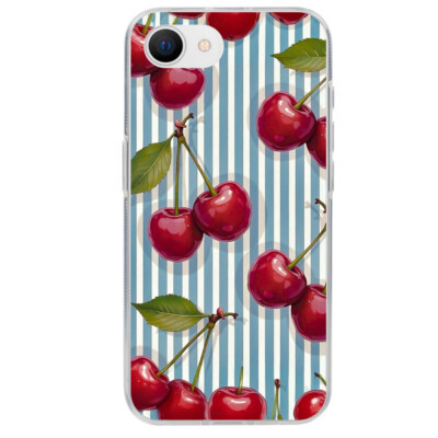 Coque iPhone 16e cerises