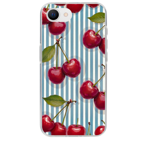 Coque iPhone 16e cerises