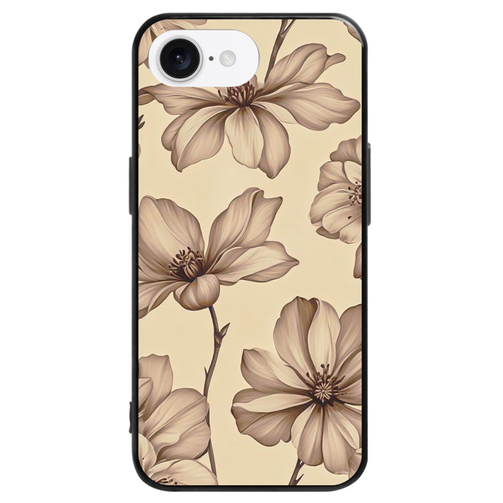 Coque iPhone 16e flower vintage