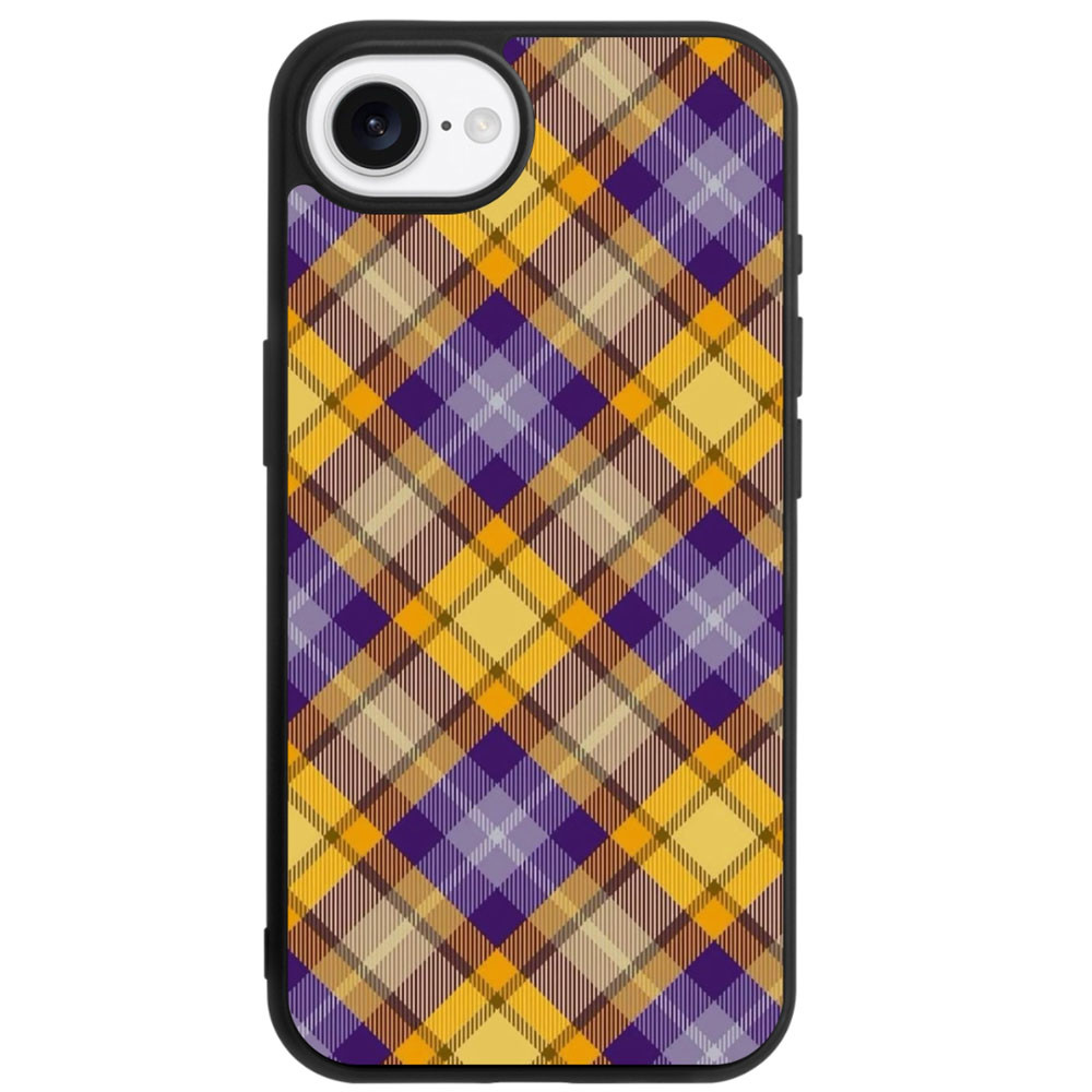 Coque iPhone 16e petits carreaux madras