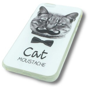 Coque iPhone 6 chat moustache