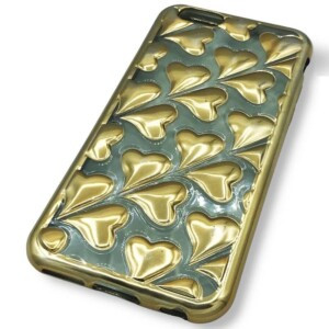 Coque iPhone 6 coeur dore 1
