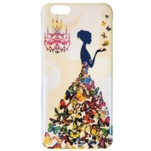 Coque iPhone 6 femme papillon