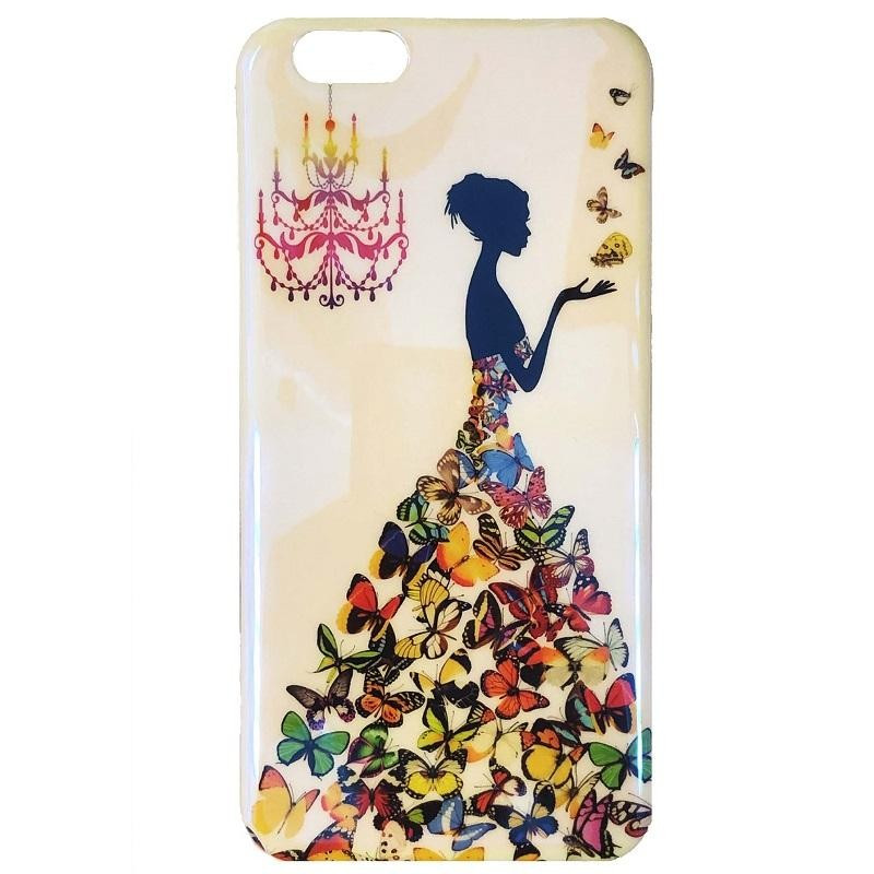 Coque iPhone 6 femme papillon