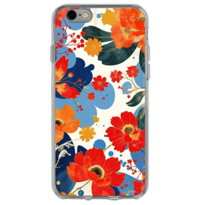 Coque iPhone 6 florale artistique.1