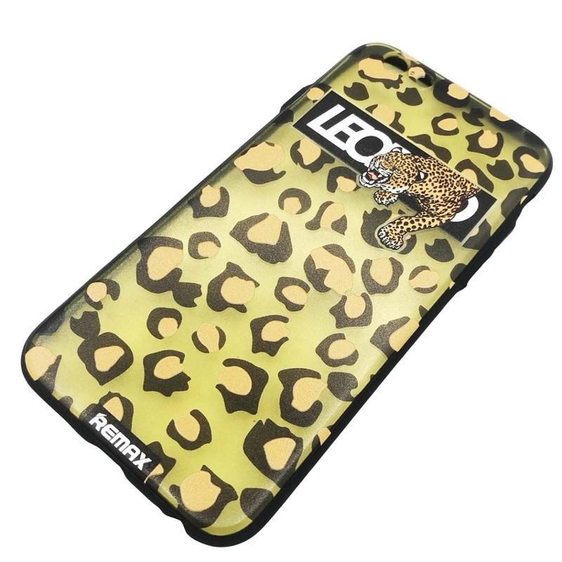 Coque iPhone 6 leopard translucide 1