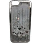 Coque iPhone 6 liquide paillettes chat