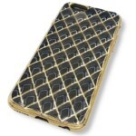 Coque iPhone 6 nid d'abeille doré