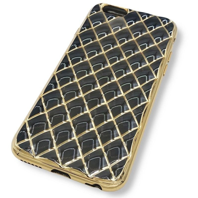 Coque iPhone 6 nid dabeille dore 1