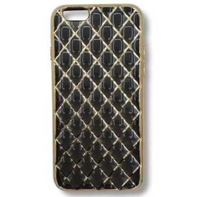 Coque iPhone 6 nid d'abeille doré