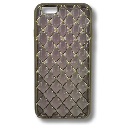 Coque iPhone 6 nid d'abeille doré