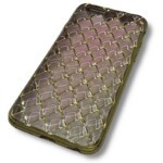 Coque iPhone 6 nid d'abeille rose doré
