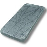 Coque iPhone 6 paillettes argentées