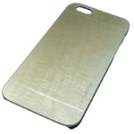 Coque iPhone 6 rigide métal doré