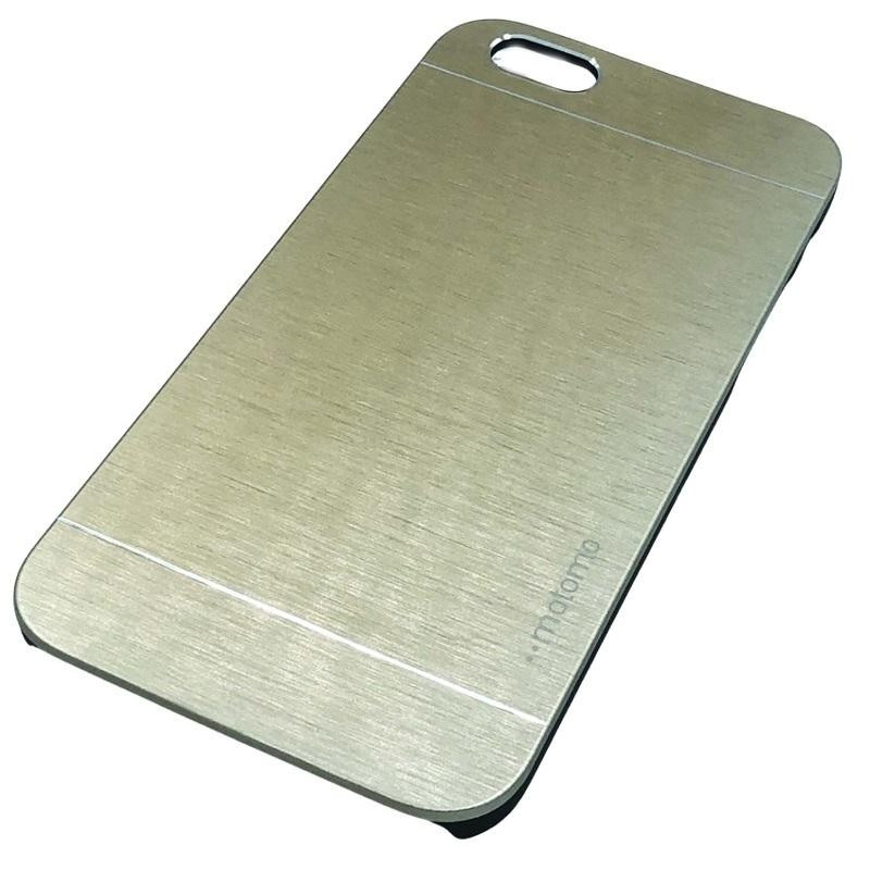 Coque iPhone 6 rigide metal dore