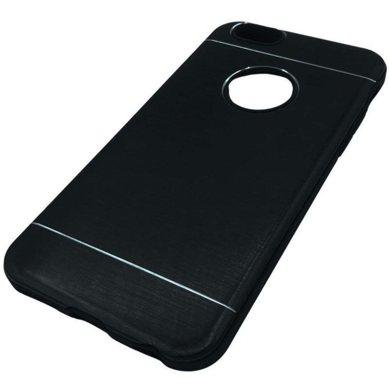 Coque iPhone 6 rigide metal noir