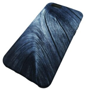 Coque iPhone 6 silicone imprime bois