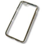 Coque iPhone 6 transparente contour doré